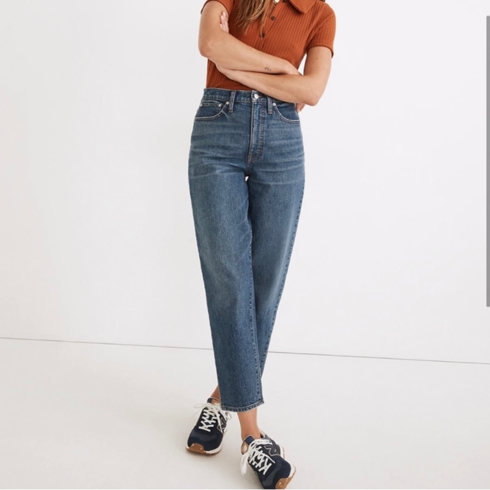Madewell Balloon Ankle Jeans Women Size 29 High-Rise Corson Wash Style# …
